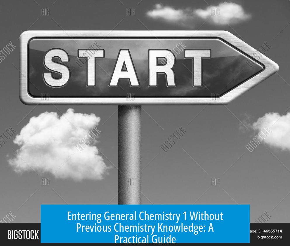 Entering General Chemistry 1 Without Previous Chemistry Knowledge: A Practical Guide