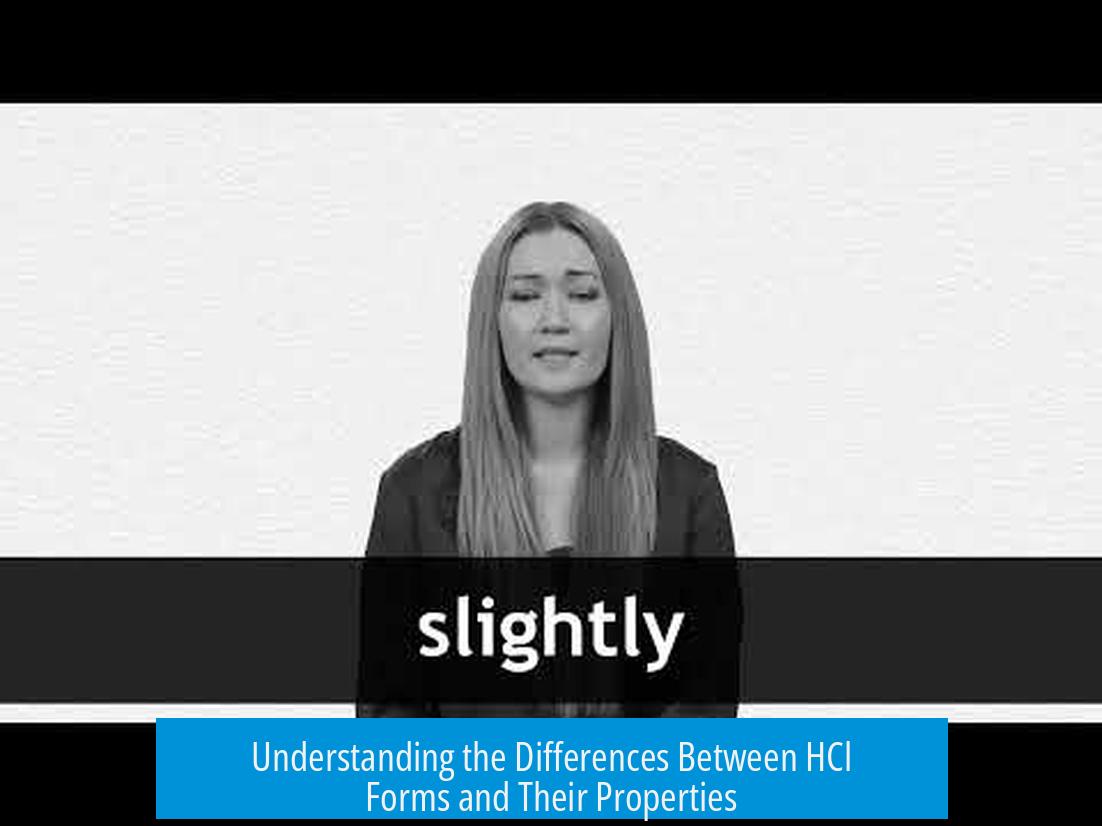 Understanding the Differences Between HCl Forms and Their Properties