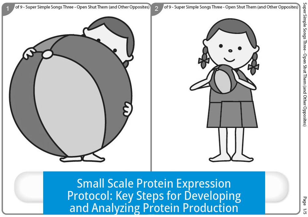Small Scale Protein Expression Protocol: Key Steps for Developing and Analyzing Protein Production