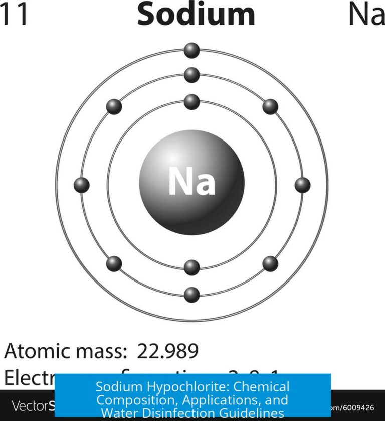 Sodium Hypochlorite: Chemical Composition, Applications, and Water Disinfection Guidelines