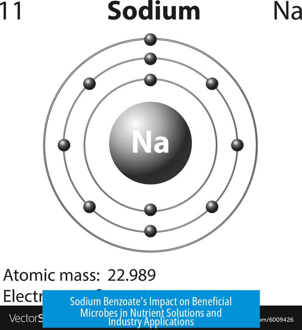 Sodium Benzoate's Impact on Beneficial Microbes in Nutrient Solutions and Industry Applications