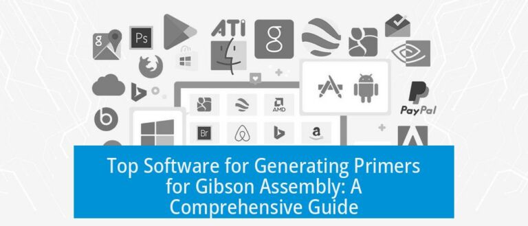 Top Software for Generating Primers for Gibson Assembly: A Comprehensive Guide
