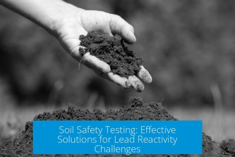 Soil Safety Testing: Effective Solutions for Lead Reactivity Challenges