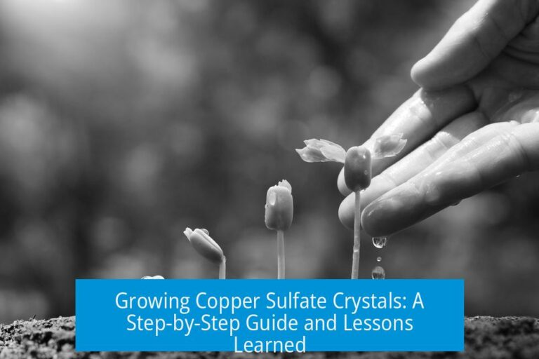 Growing Copper Sulfate Crystals: A Step-by-Step Guide and Lessons Learned