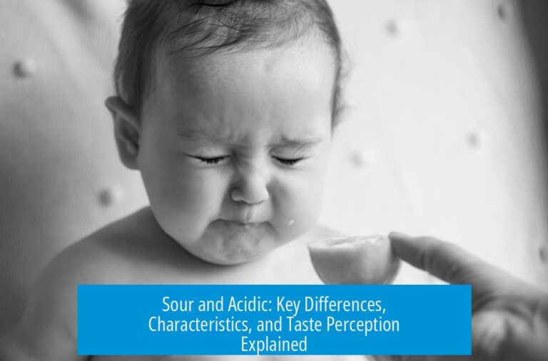 Sour and Acidic: Key Differences, Characteristics, and Taste Perception Explained