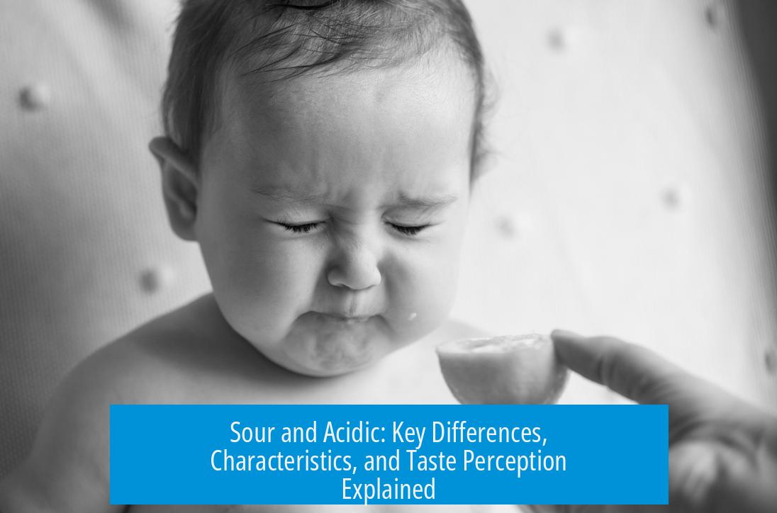 Sour and Acidic: Key Differences, Characteristics, and Taste Perception Explained