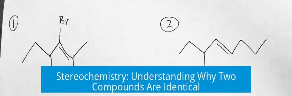 Stereochemistry: Understanding Why Two Compounds Are Identical