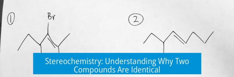 Stereochemistry: Understanding Why Two Compounds Are Identical