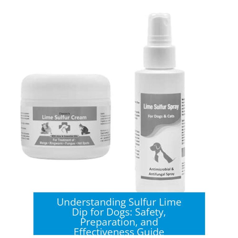 Understanding Sulfur Lime Dip for Dogs: Safety, Preparation, and Effectiveness Guide