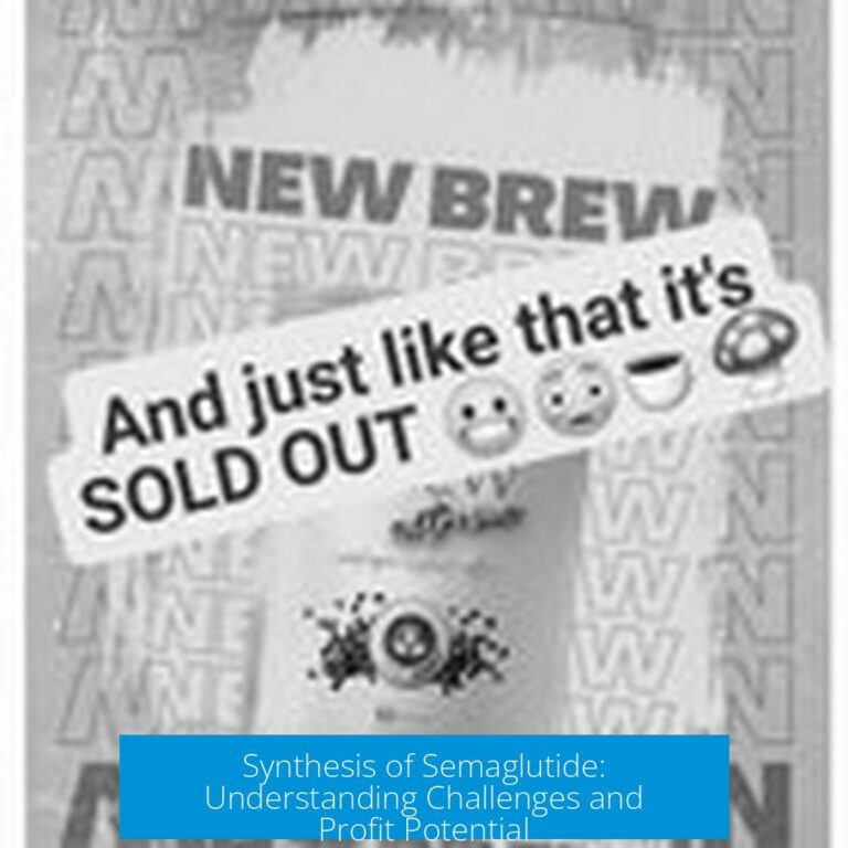 Synthesis of Semaglutide: Understanding Challenges and Profit Potential