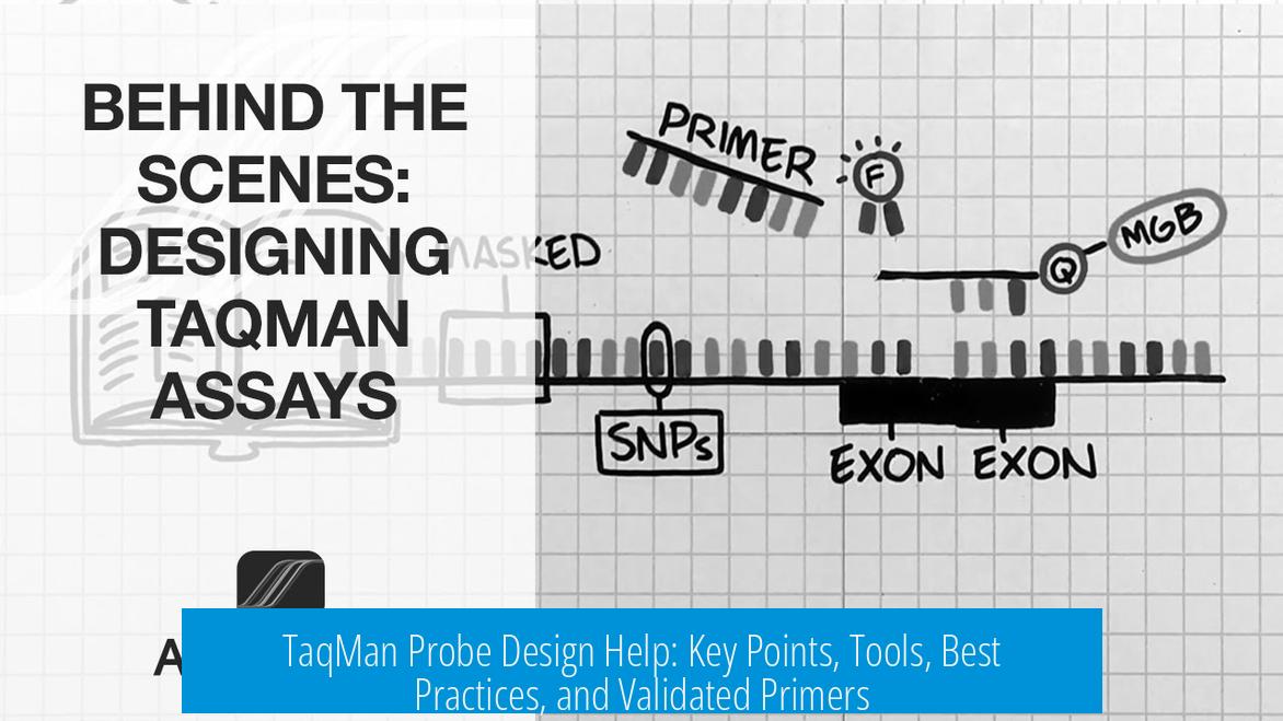 TaqMan Probe Design Help: Key Points, Tools, Best Practices, and Validated Primers