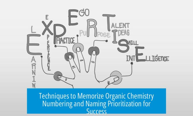 Techniques to Memorize Organic Chemistry Numbering and Naming Prioritization for Success