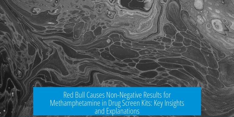 Red Bull Causes Non-Negative Results for Methamphetamine in Drug Screen Kits: Key Insights and Explanations
