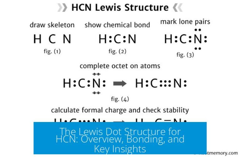 The Lewis Dot Structure for HCN: Overview, Bonding, and Key Insights