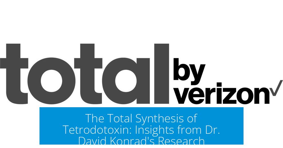 The Total Synthesis of Tetrodotoxin: Insights from Dr. David Konrad's Research