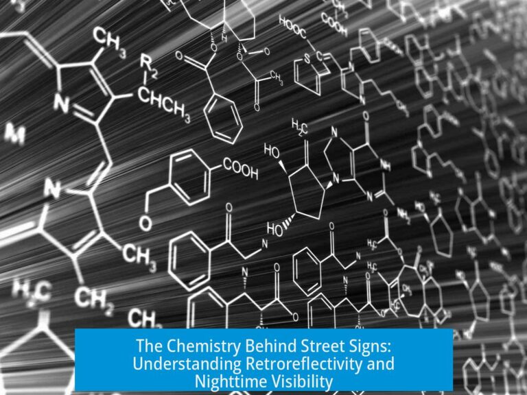 The Chemistry Behind Street Signs: Understanding Retroreflectivity and Nighttime Visibility