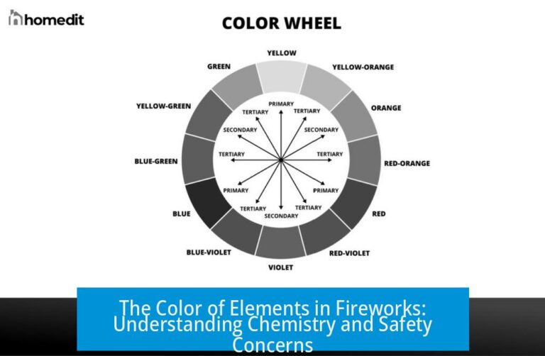 The Color of Elements in Fireworks: Understanding Chemistry and Safety Concerns