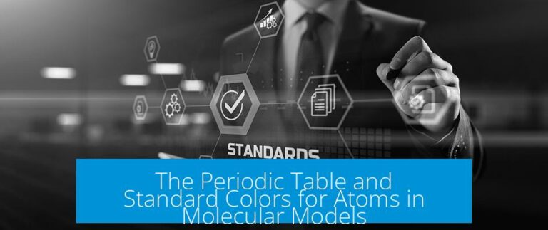 The Periodic Table and Standard Colors for Atoms in Molecular Models