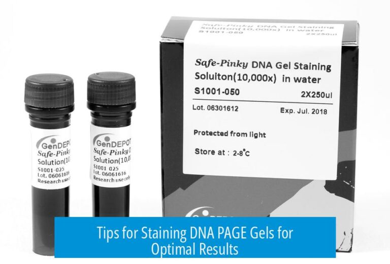 Tips for Staining DNA PAGE Gels for Optimal Results