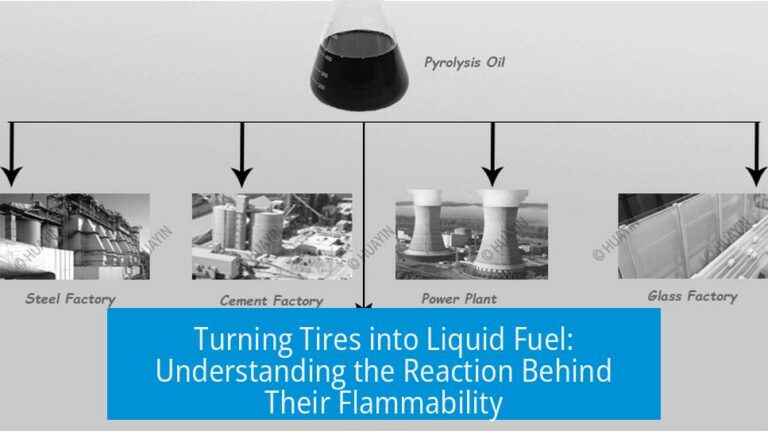 Turning Tires into Liquid Fuel: Understanding the Reaction Behind Their Flammability