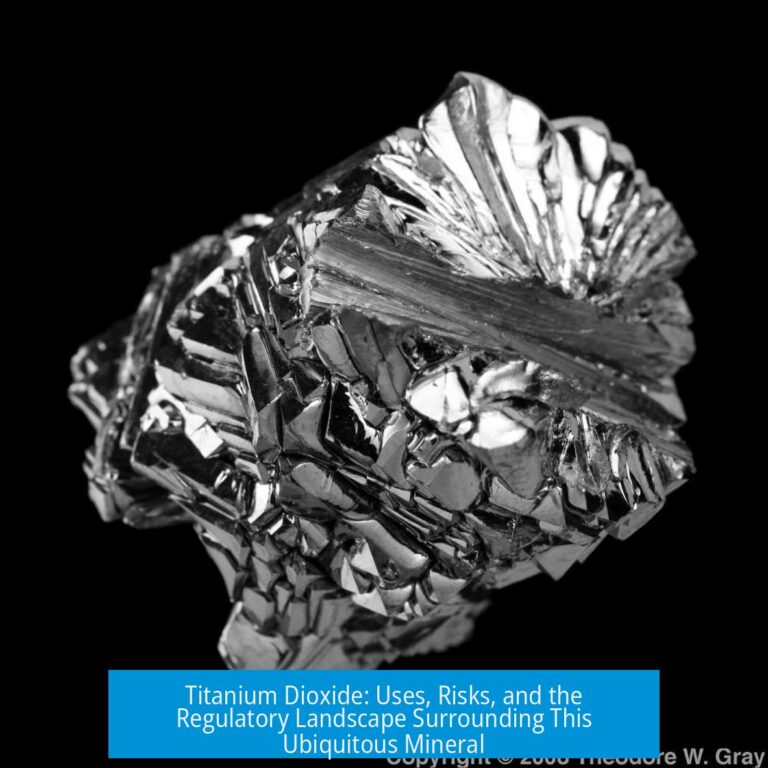 Titanium Dioxide: Uses, Risks, and the Regulatory Landscape Surrounding This Ubiquitous Mineral