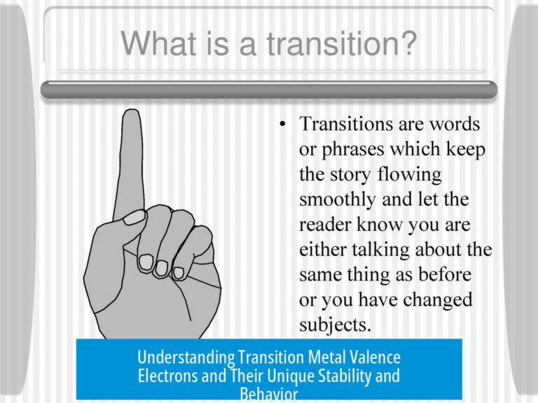 Understanding Transition Metal Valence Electrons and Their Unique Stability and Behavior