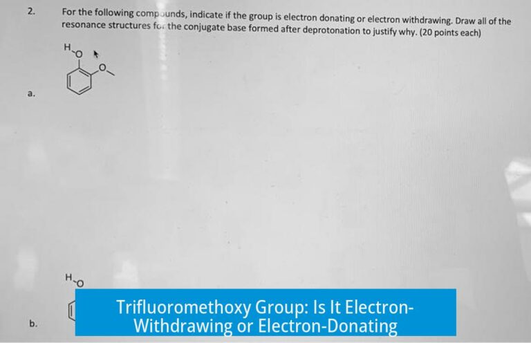 Trifluoromethoxy Group: Is It Electron-Withdrawing or Electron-Donating