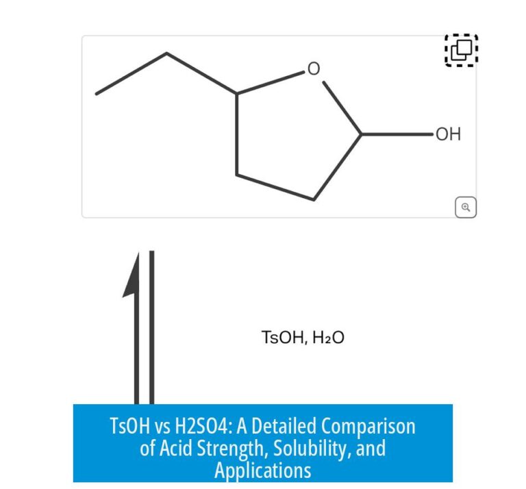 TsOH vs H2SO4: A Detailed Comparison of Acid Strength, Solubility, and Applications