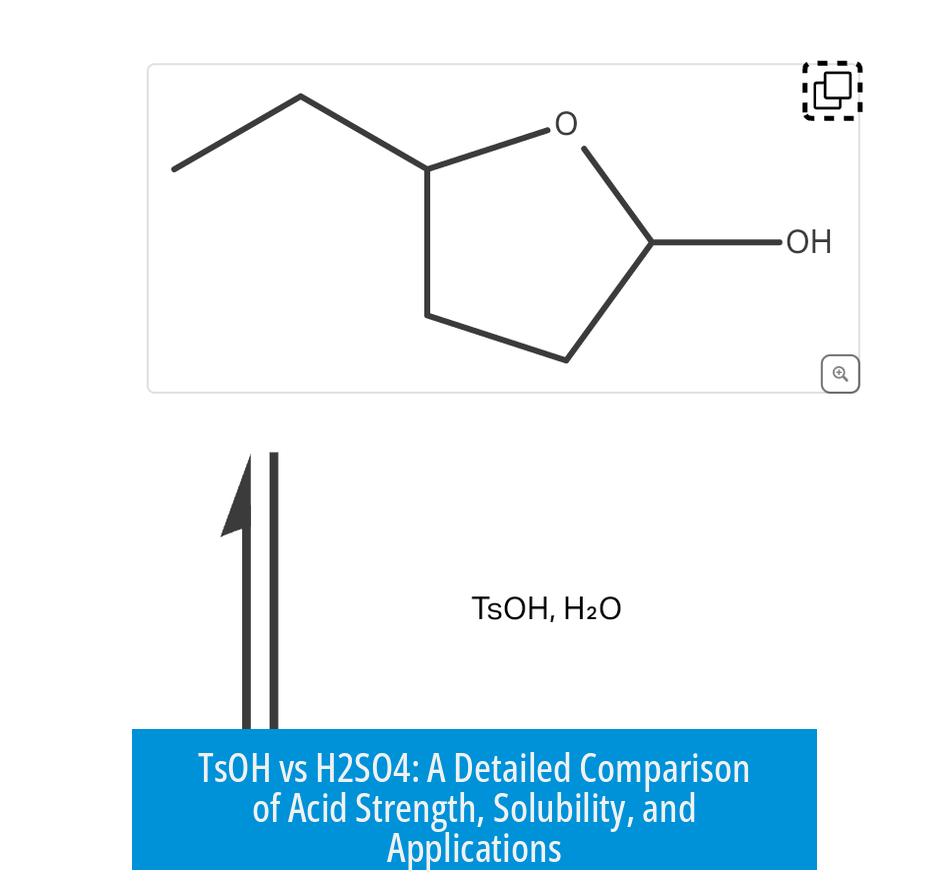 TsOH vs H2SO4: A Detailed Comparison of Acid Strength, Solubility, and Applications