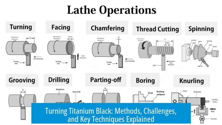 Turning Titanium Black: Methods, Challenges, and Key Techniques Explained