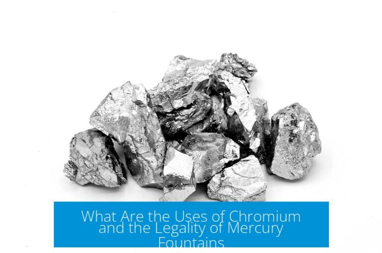 What Are the Uses of Chromium and the Legality of Mercury Fountains