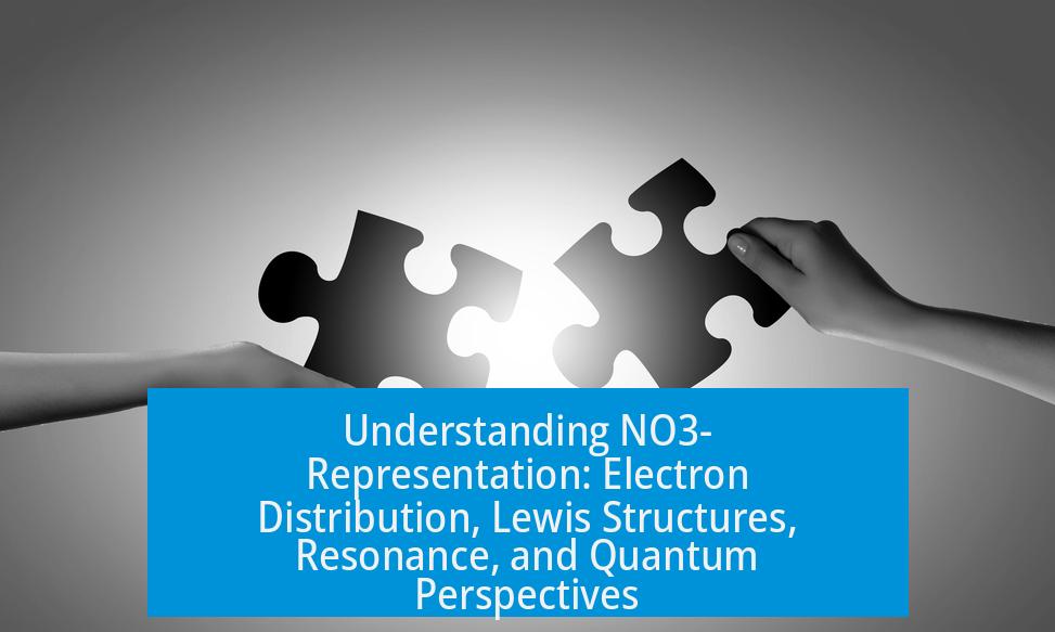 Understanding NO3- Representation: Electron Distribution, Lewis Structures, Resonance, and Quantum Perspectives