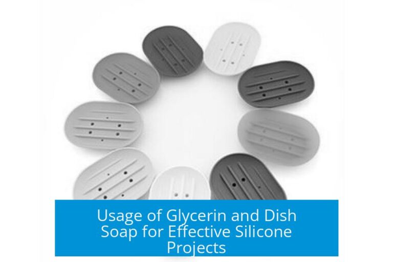 Usage of Glycerin and Dish Soap for Effective Silicone Projects