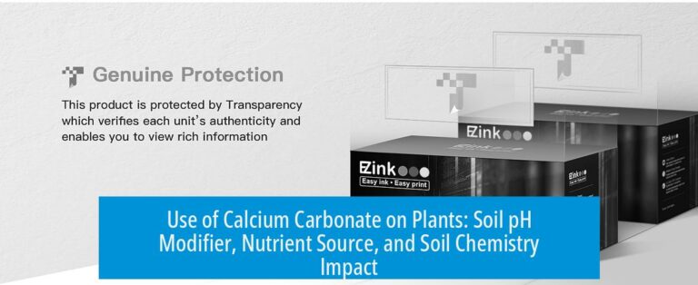 Use of Calcium Carbonate on Plants: Soil pH Modifier, Nutrient Source, and Soil Chemistry Impact
