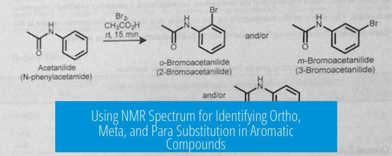 Using NMR Spectrum for Identifying Ortho, Meta, and Para Substitution in Aromatic Compounds