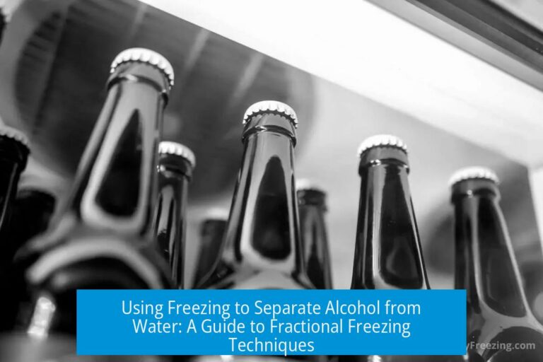 Using Freezing to Separate Alcohol from Water: A Guide to Fractional Freezing Techniques
