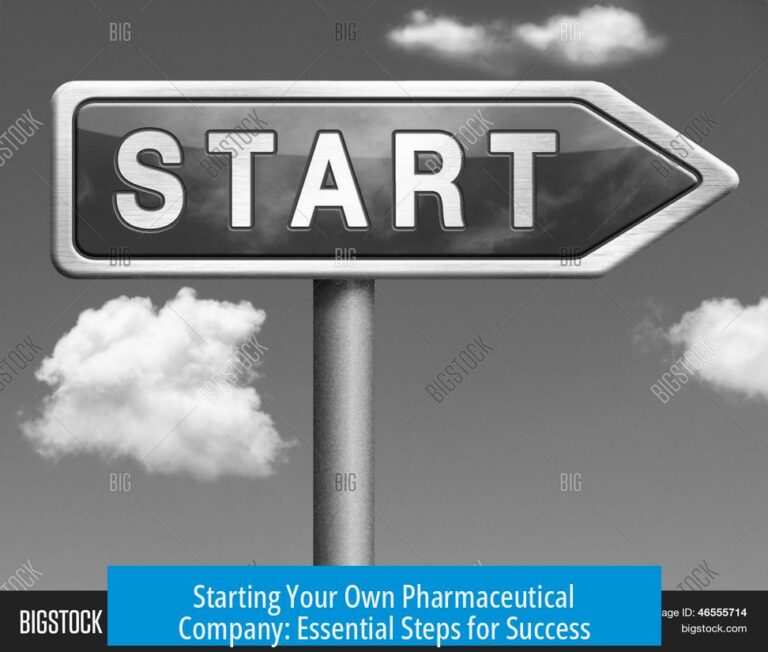 Starting Your Own Pharmaceutical Company: Essential Steps for Success