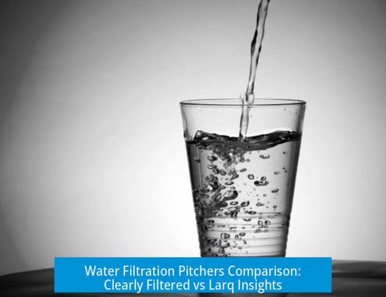 Water Filtration Pitchers Comparison: Clearly Filtered vs Larq Insights