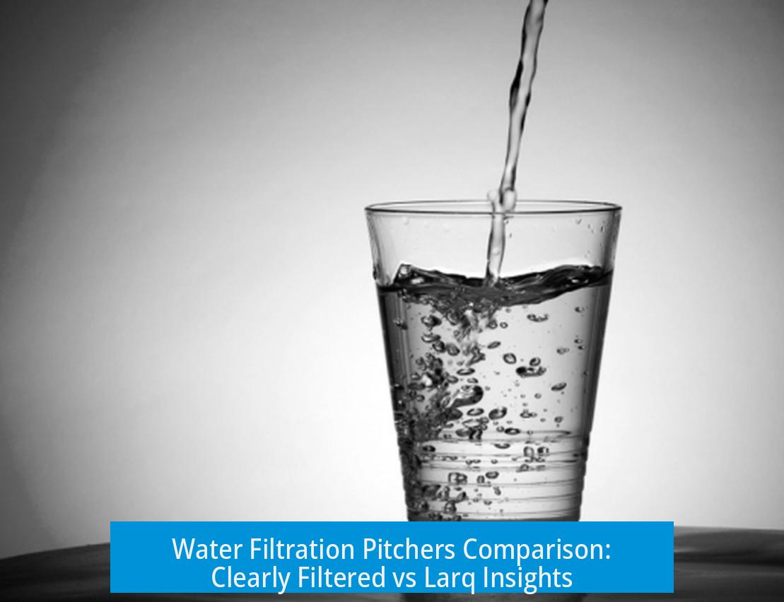 Water Filtration Pitchers Comparison: Clearly Filtered vs Larq Insights