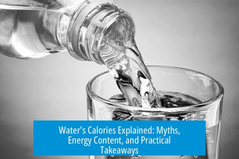 Water's Calories Explained: Myths, Energy Content, and Practical Takeaways