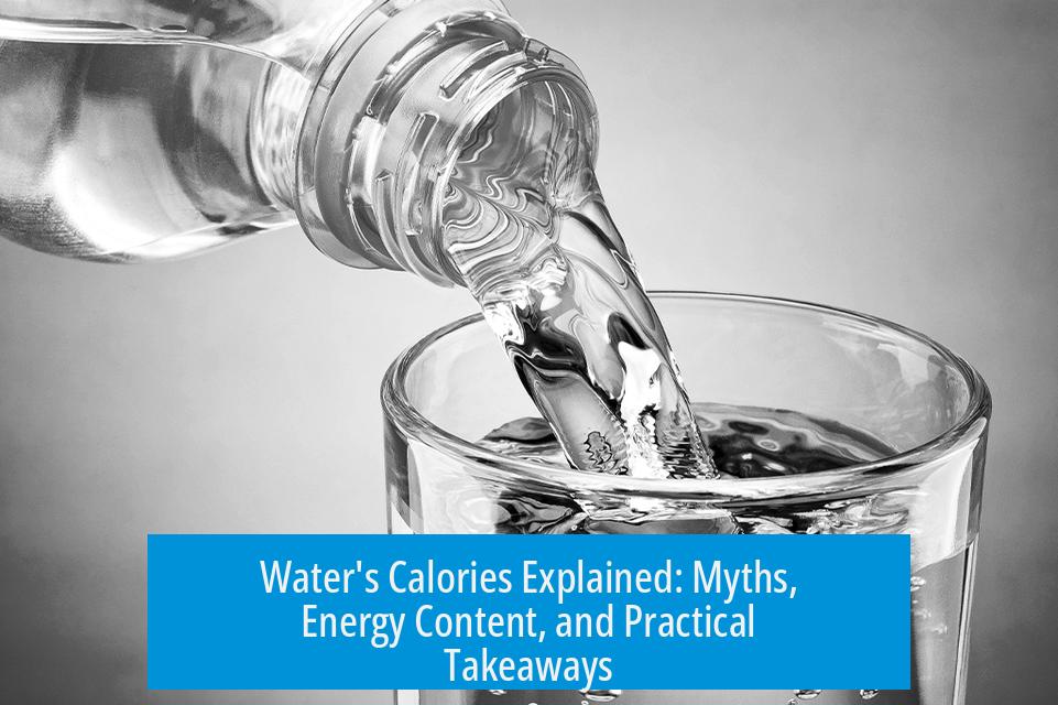 Water's Calories Explained: Myths, Energy Content, and Practical Takeaways