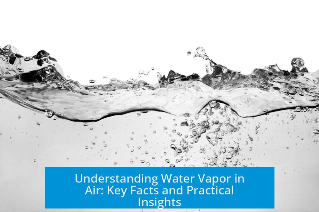 Understanding Water Vapor in Air: Key Facts and Practical Insights