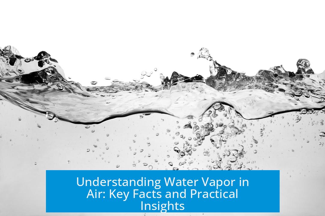 Understanding Water Vapor in Air: Key Facts and Practical Insights