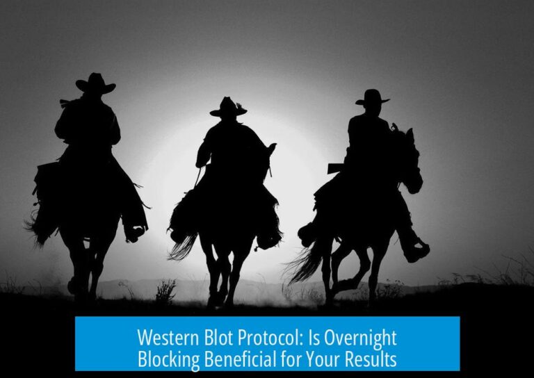 Western Blot Protocol: Is Overnight Blocking Beneficial for Your Results