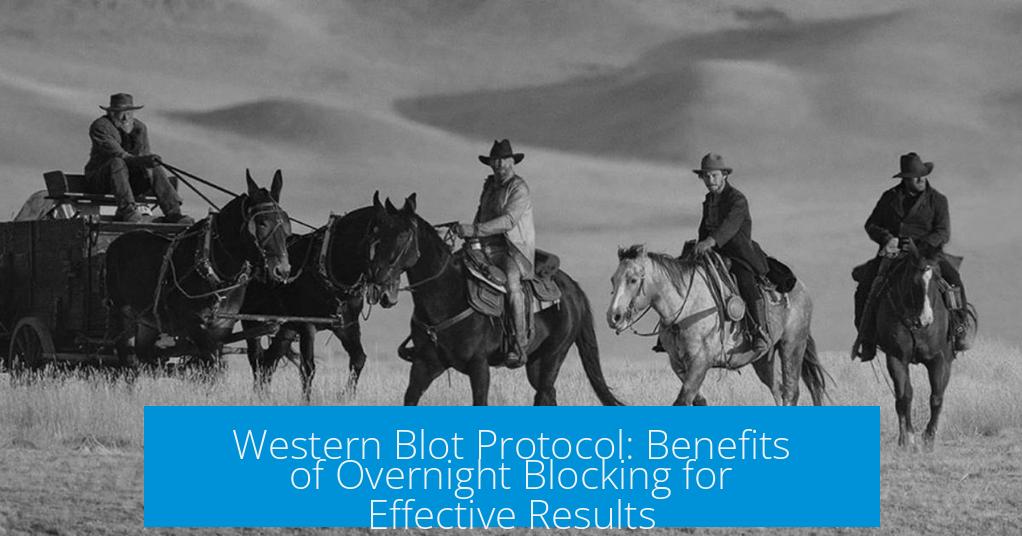 Western Blot Protocol: Benefits of Overnight Blocking for Effective Results