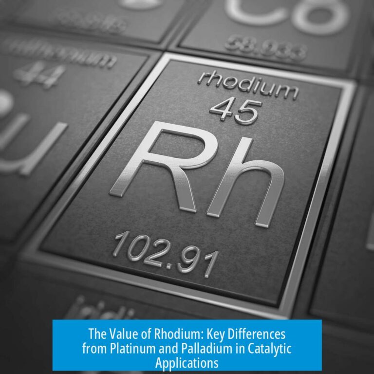 The Value of Rhodium: Key Differences from Platinum and Palladium in Catalytic Applications