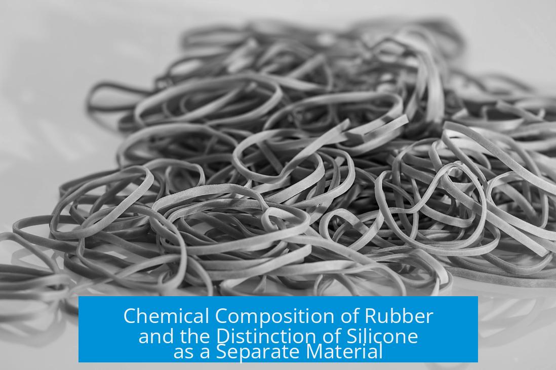 Chemical Composition of Rubber and the Distinction of Silicone as a Separate Material