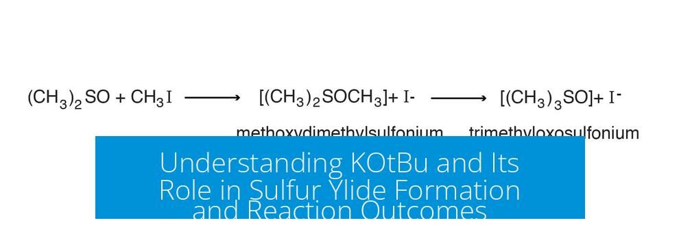 Understanding KOtBu and Its Role in Sulfur Ylide Formation and Reaction Outcomes