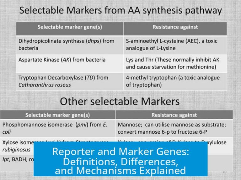 Reporter and Marker Genes: Definitions, Differences, and Mechanisms Explained