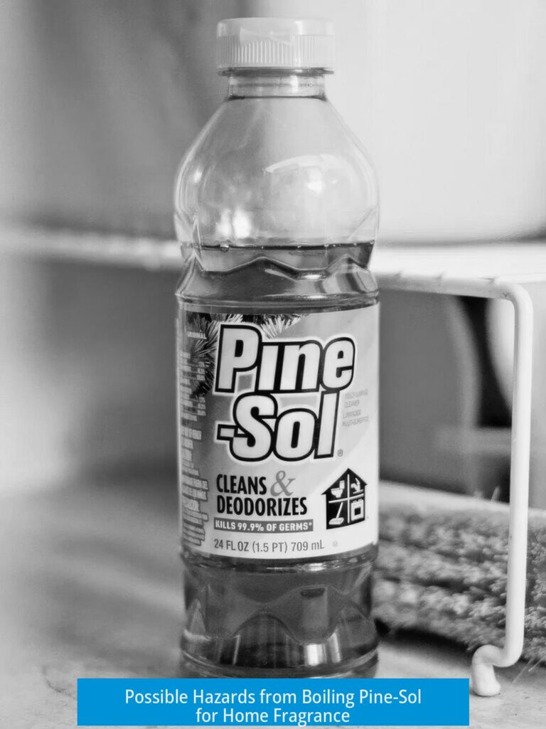 Possible Hazards from Boiling Pine-Sol for Home Fragrance